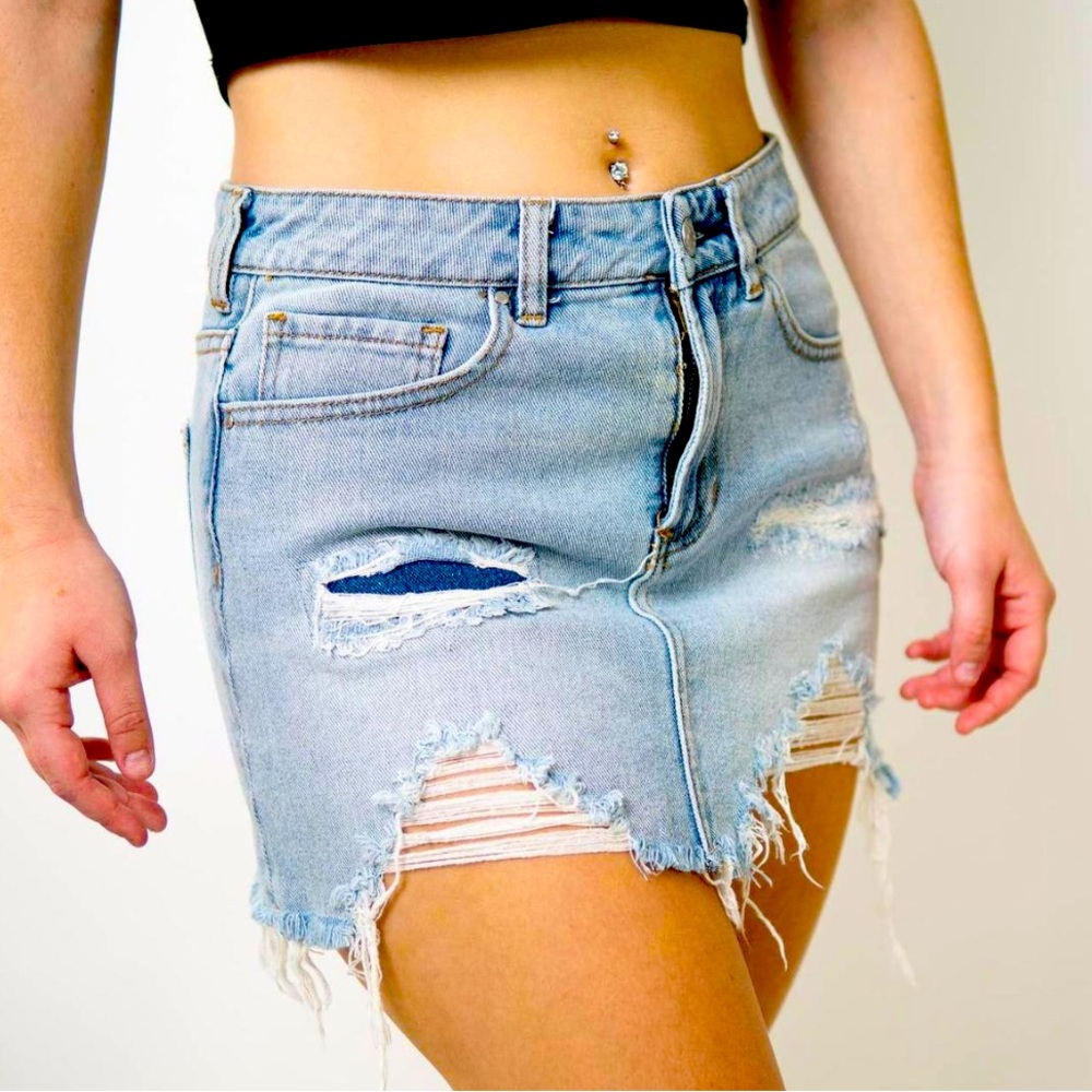 PacSun, Mini Denim Skirt, 25